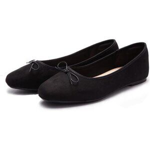 Women's Round Toe Ballet Flats Comfortable Bow Dressy Flats Shoes for Women